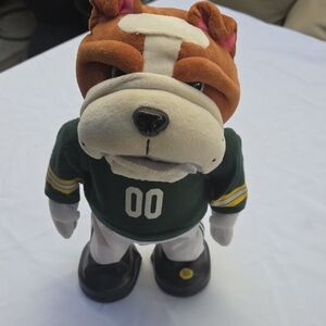 Green and Brown Dog Plush Toy